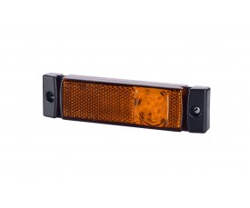 LD 0128 Габаритно-контурный фонарь HOR 41 3 LED с отражателем оранжевый 2функции: габарит боковой/светоотражатель 50128 LD 0128 Габаритно-контурный фонарь HOR 41 3 LED с отражателем оранжевый 2функции: габарит боковой/светоотражатель 50128